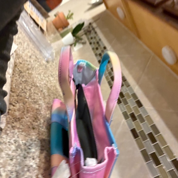 Marc Jacobs Pastel Rainbow Canvas Tote Bag - Picture 5 of 12